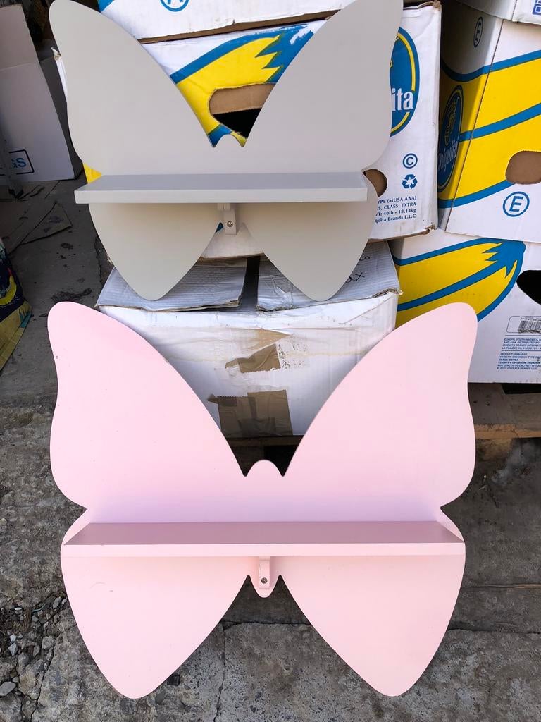 Etagere papillons bois, Enfants & Bébés, Enlèvement ou Envoi, Comme neuf