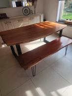 Salle à manger en teck, Maison & Meubles, Tables | Tables de salon, Enlèvement, Utilisé, Teck