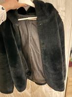 Camaieu jas van imitatiebont, Verzenden, Zo goed als nieuw, Maat 42/44 (L), Zwart