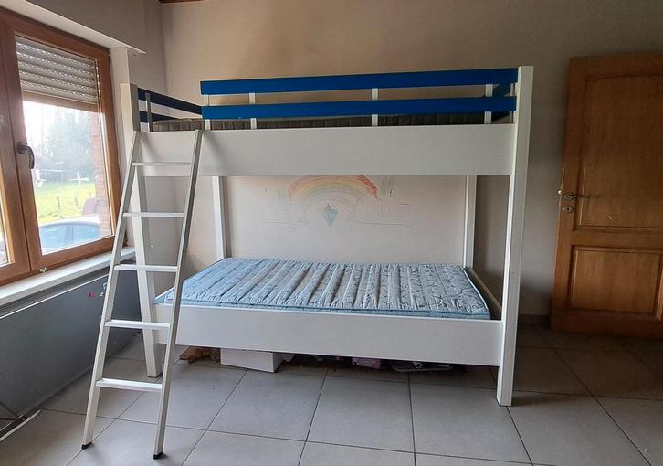 Stevig stapelbed te koop!! Nog tot 4 april, Huis en Inrichting, Slaapkamer | Stapelbedden en Hoogslapers, Stapelbed, Ophalen