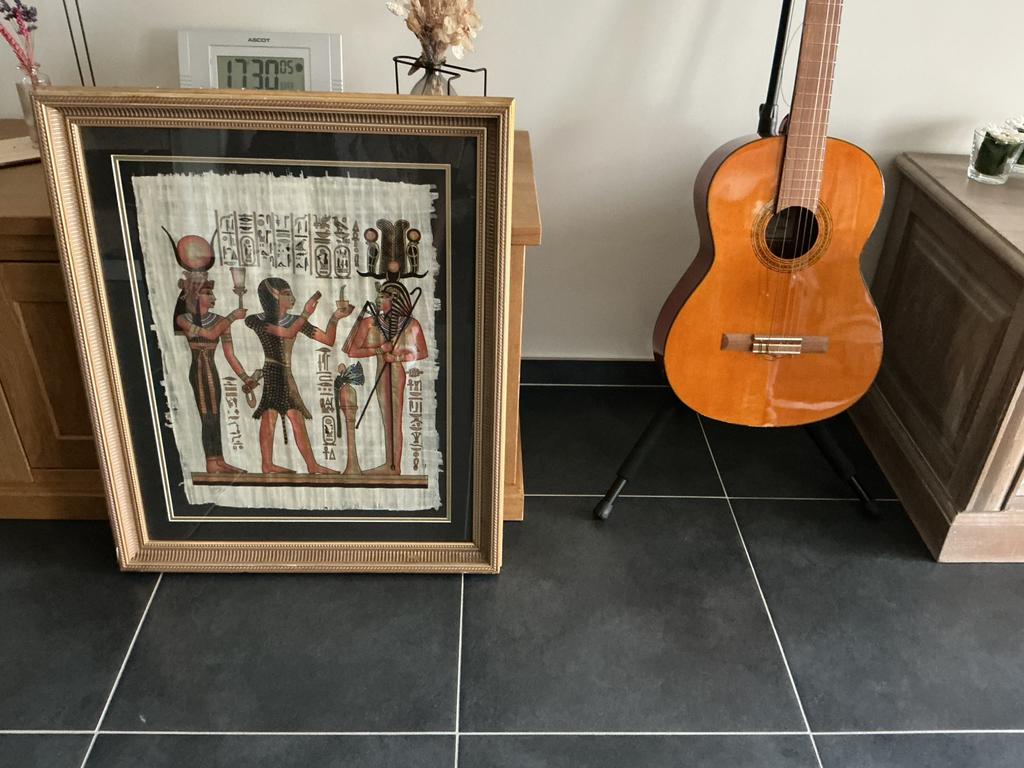 Grote schilderij, Ophalen