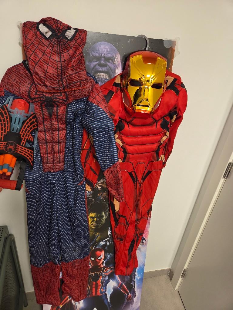 Superhelden verkleed spullen, Ophalen, Zo goed als nieuw, 110 t/m 116