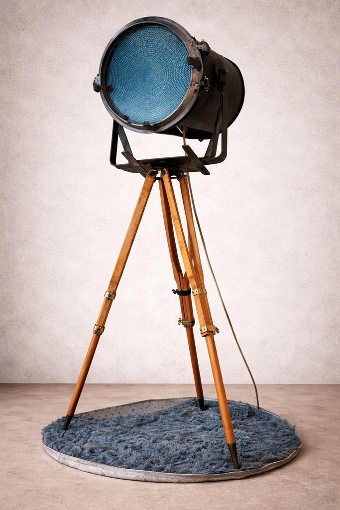 Lampe industrielle vintage, Maison & Meubles, Lampes | Lampadaires, Bois, Métal, Enlèvement