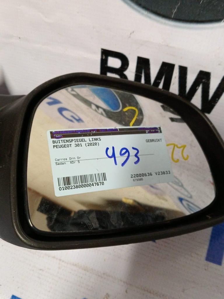 Peugeot 301 Buitenspiegel Links 2020, -, Utilisé, -, Peugeot