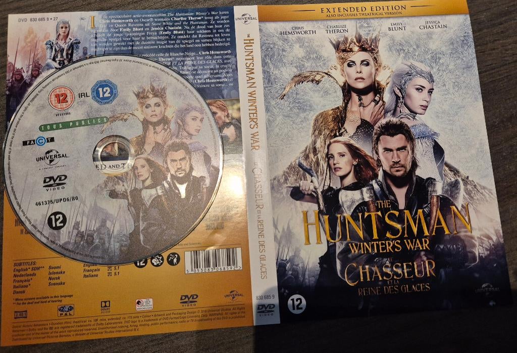 * The huntsman: Winter's war, Vanaf 12 jaar, Ophalen of Verzenden, Zo goed als nieuw, Actie