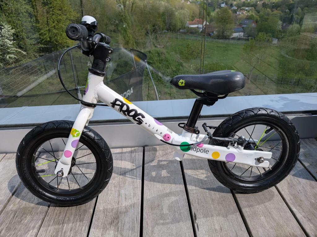 Draisienne Frog Bikes Tadpole 12pouces (2-4 ans) Ittre-Namur, Enlèvement, Comme neuf, Moins de 16 pouces, Frog