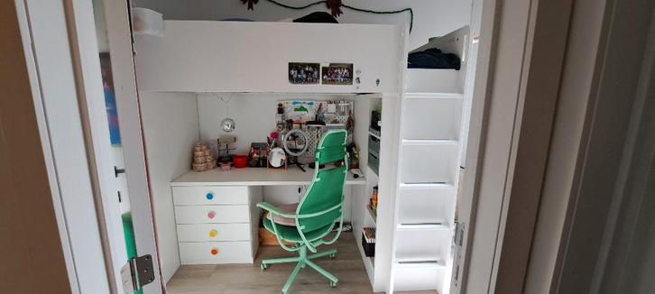 Lit mezzanine IKEA, Enfants & Bébés, Chambre d'enfant | Lits superposés & Lits mezzanines, Utilisé, Lit mezzanine, Enlèvement