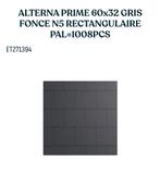 Ardoise ALTERNA gris fonce 12x (60x32 cm), Gris, Comme neuf, Synthétique, Enlèvement