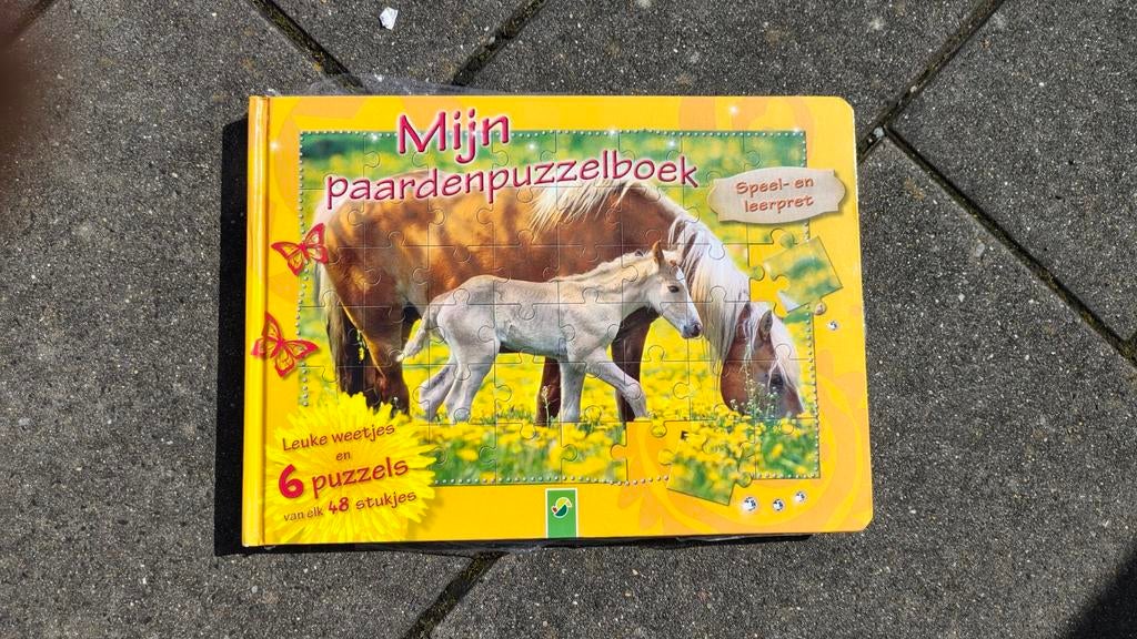 Puzzelboek paarden, Ophalen of Verzenden, 10 tot 50 stukjes, Nieuw, 6 jaar of ouder
