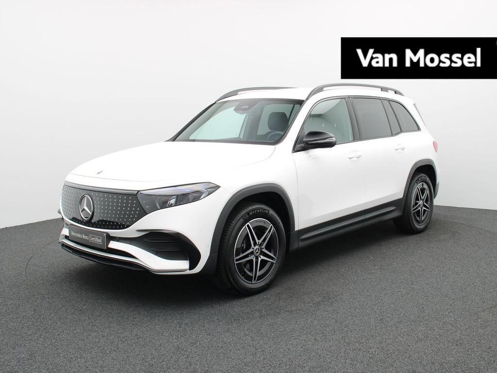Mercedes-Benz EQB 250+ AMG Line + 7 ZITPLAATSEN + CARPLAY +, Auto's, Stof, Gebruikt, Wit, 5 zetels