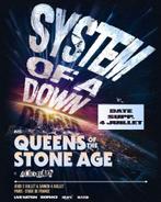 2 billets pour System Of A Down, Tickets & Billets, Deux personnes, Juillet, Hard Rock ou Metal