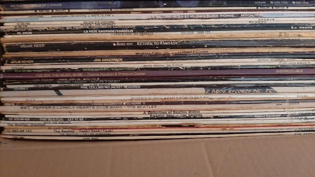 Verkoop lot vinyl platen klassieke muziek, Enlèvement, Utilisé