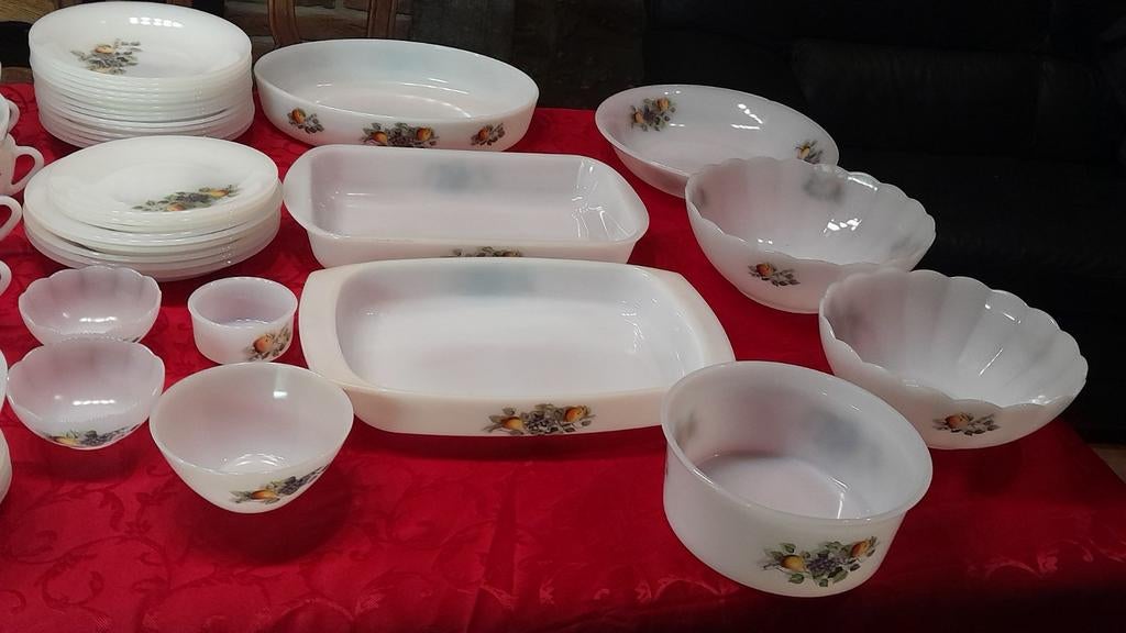 Vaisselle arcopal, Enlèvement