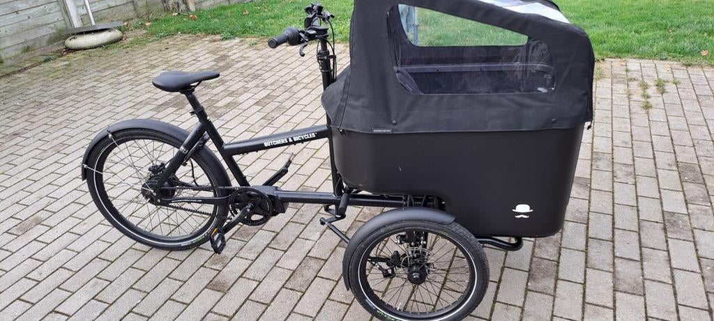 Bakfiets Butcher & bycicles, Ophalen, Huif