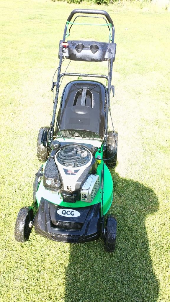 grasmaaier met elektrische starter., Jardin & Terrasse, Tondeuses à gazon, Démarrage électrique, Bac de ramassage, Enlèvement