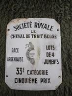 Ancienne plaque émaillée Société royale, Enlèvement ou Envoi