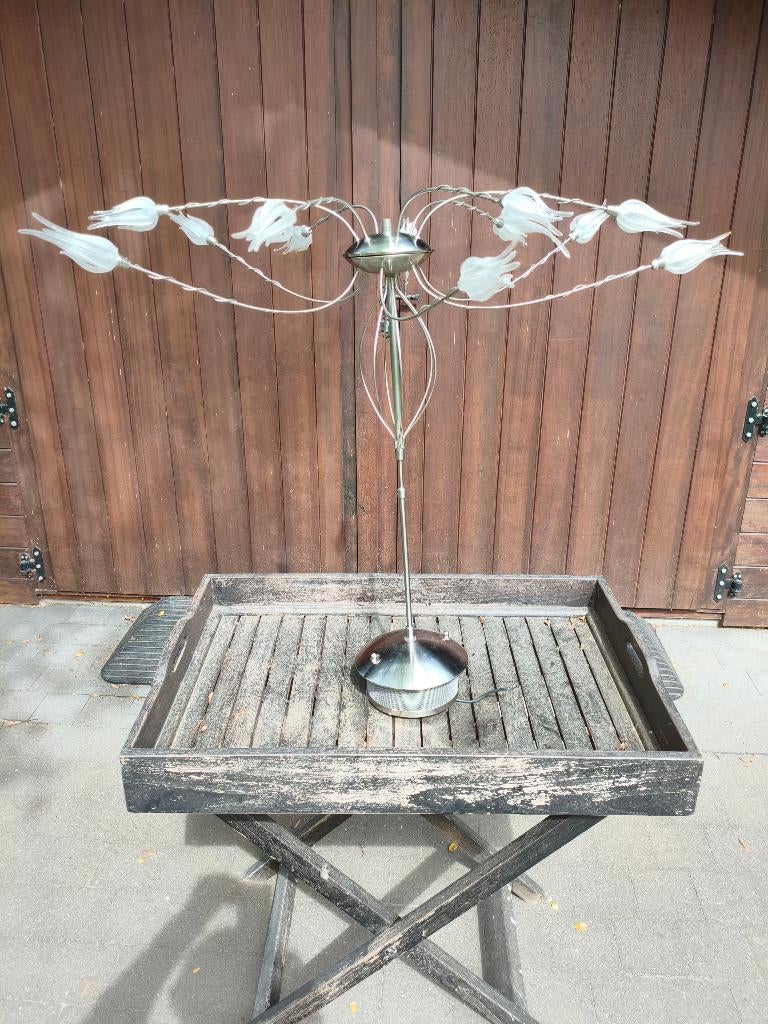 Italiaanse design luster, Ophalen, Gebruikt, Glas, Modern