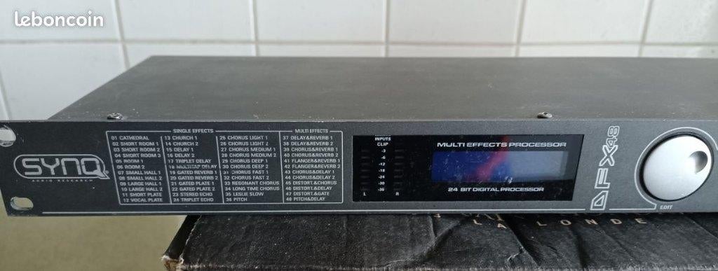 Synq Audio DFX-48 effectentabel, Muziek en Instrumenten, Effecten, Zo goed als nieuw, Chorus, Multi-effect, Ophalen of Verzenden