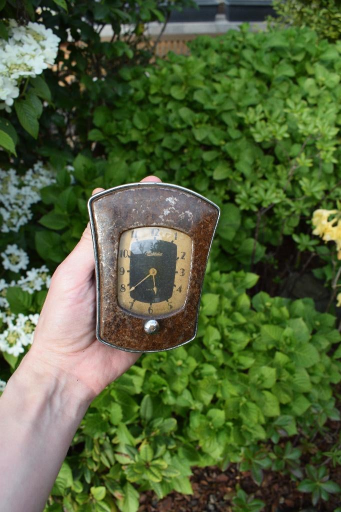 Klok horloge dashboard oldtimer 1920 1930 automobiel, Ophalen of Verzenden, Gebruikt, Auto's