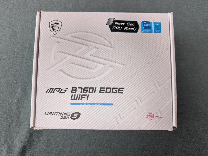 MSI MPG B760i EDGE WIFI (Mini-ITX, LGA1700), Computers en Software, Moederborden, Gebruikt, Intel, DDR5, Ophalen of Verzenden