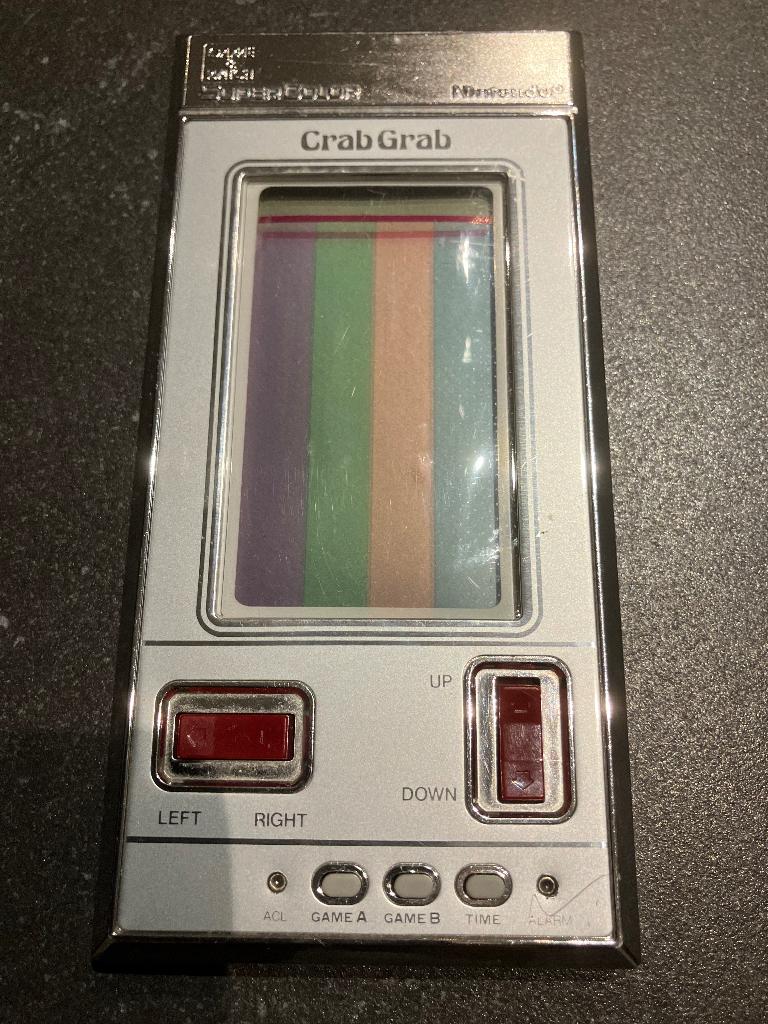 Game and Watch Nintendo Crab Grab ID-202 1984, Games en Spelcomputers, Spelcomputers | Nintendo Game Boy, Ophalen of Verzenden