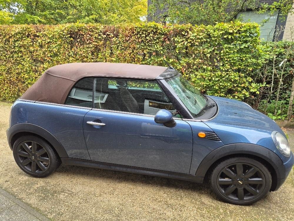 Mini Copper cabrio 2009, Voorwielaandrijving, Parkeersensor, Cabriolet, Blauw