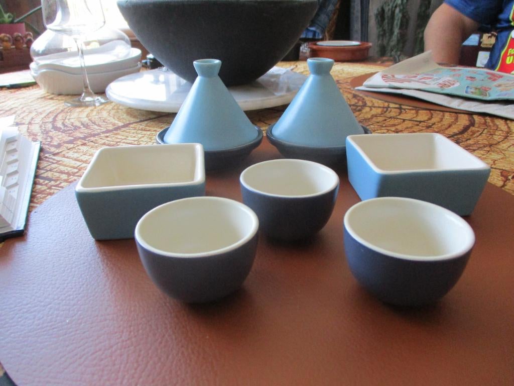 Mini tajine set, Keramiek, Nieuw, Ophalen of Verzenden, Overige stijlen