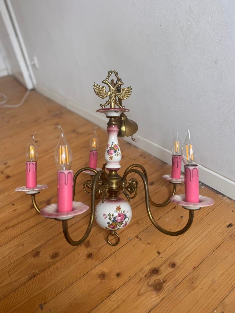 Retro kroonluchter, Ophalen, Zo goed als nieuw