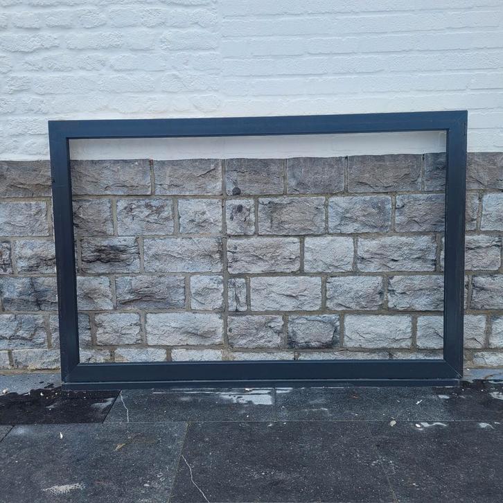 Châssis polyester + fenêtre + moustiquaire, Bricolage & Construction, Vitres, Châssis & Fenêtres, Double vitrage, Enlèvement