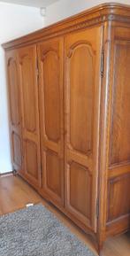 armoire en chêne massif, Maison & Meubles, 200 cm ou plus, Années 1950, Enlèvement, Utilisé
