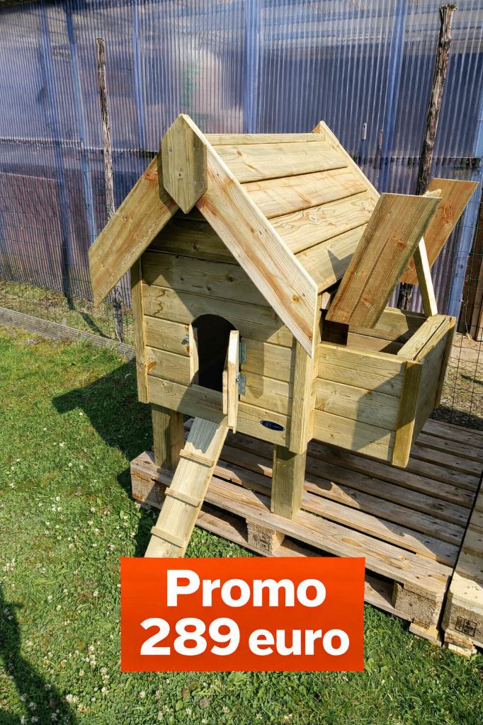 kippenhokken actie GRATIS LEVERING + MONTAGE 0499/082381, Ophalen of Verzenden, Nieuw, Kippenhok of Kippenren