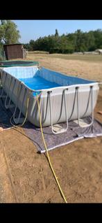 Zwembad van 4m x 2m, Tuin en Terras, Ophalen, Gebruikt, 200 tot 300 cm, 80 tot 120 cm