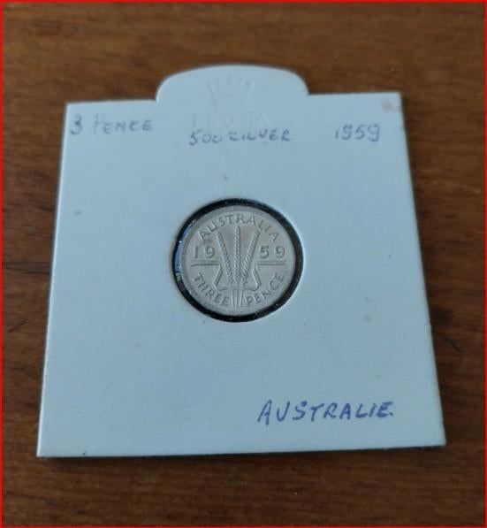 Australisch Muntje, Postzegels en Munten, Munten | Oceanië, Ophalen of Verzenden, Losse munt, Zilver