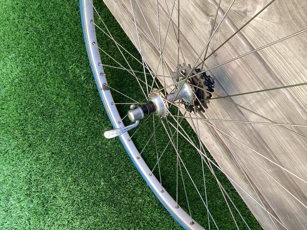 Campagnolo achterwiel 6 speed, Fietsen en Brommers, Fietsonderdelen, Gebruikt, Campagnolo, Aluminium, Racefiets