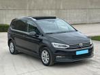 Volkswagen Touran 2021 7zitplaatsen 93773km Panorama, Cuir, 1800 kg, Entreprise, 7 places