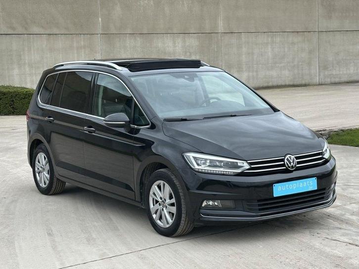 Volkswagen Touran 2021 7zitplaatsen 93773km Panorama, Auto's, Volkswagen, Bedrijf, Te koop, Tiguan, ABS, Achteruitrijcamera, Adaptieve lichten