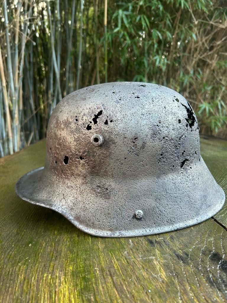 casque allemand ww1, Collections, Objets militaires | Général, Enlèvement ou Envoi, Autres