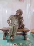 beeld Jongen met hond, Enlèvement