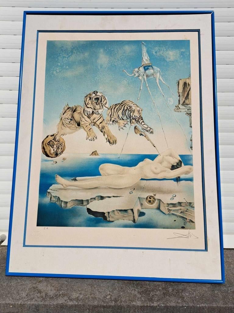 lithographie epreuve d artiste signe salvador dali, Antiquités & Art, Enlèvement ou Envoi