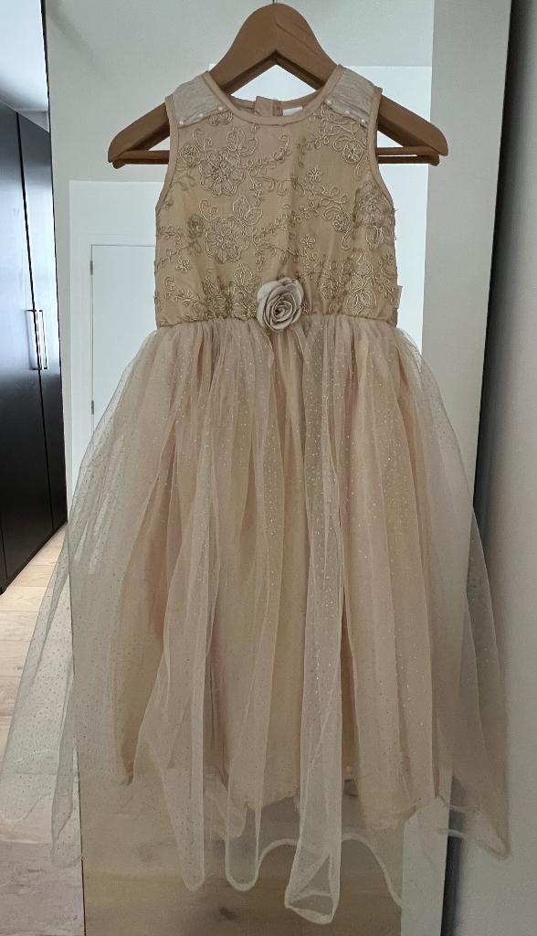 Gouden prinsessenjurk maat 8-10 jaar – Efteling – zeer mooi!, Kinderen en Baby's, Kinderkleding | Maat 128, Zo goed als nieuw