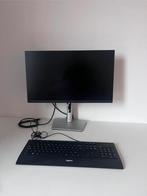 Dell monitor met Logitech toetsenbord –, Computers en Software, Monitoren, HDMI, In hoogte verstelbaar, Full HD, Zo goed als nieuw