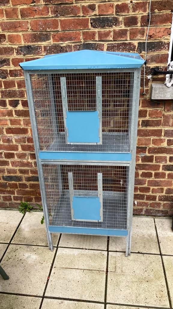 Volière 2 etages ou grande volière, Animaux & Accessoires, Oiseaux | Cages & Volières, Enlèvement, Utilisé, Aluminium, Cage à oiseaux