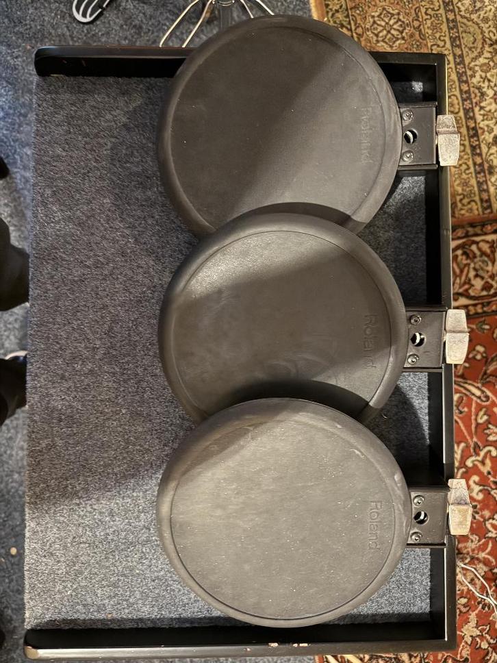 Roland PD-8A Drum Pads - Set van 3, Musique & Instruments, Batteries électroniques, Utilisé, Roland, Enlèvement ou Envoi
