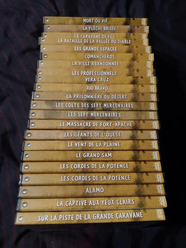 A vendre lot de 21 DVD de la collection Western de légende, CD & DVD, DVD | Action, Comme neuf, Action, À partir de 9 ans, Enlèvement ou Envoi
