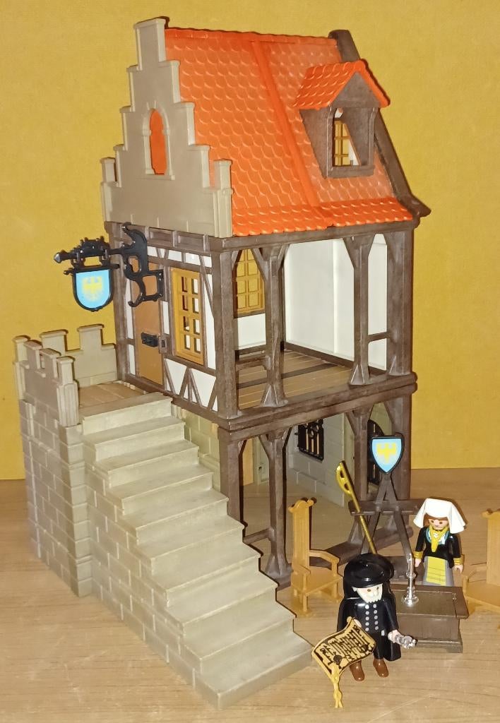 playmobil groot middeleeuws huis, Ophalen of Verzenden, Gebruikt, Los Playmobil