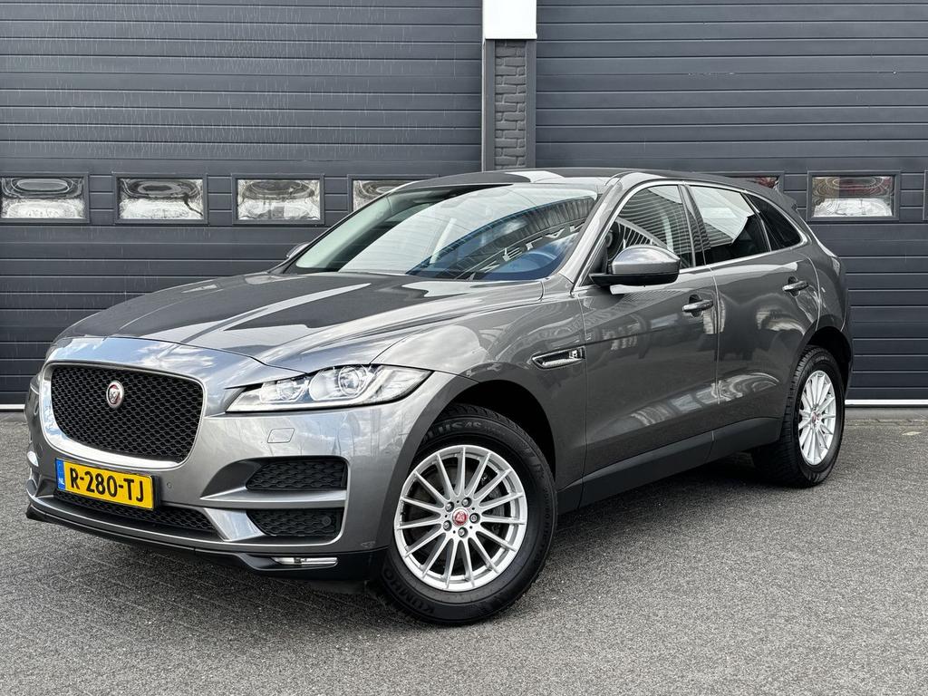 Jaguar F-Pace 2.0 Portfolio 20d 180PK | Leder | Climate | Na, Bedrijf, Zilver of Grijs, Te koop, Bluetooth