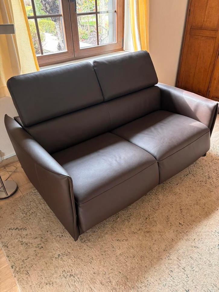 Leder slaapbank Calia Italia, Maison & Meubles, Canapés | Coins salons complets, Neuf, Cuir, Enlèvement