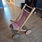 Poppenwagen hout, Ophalen