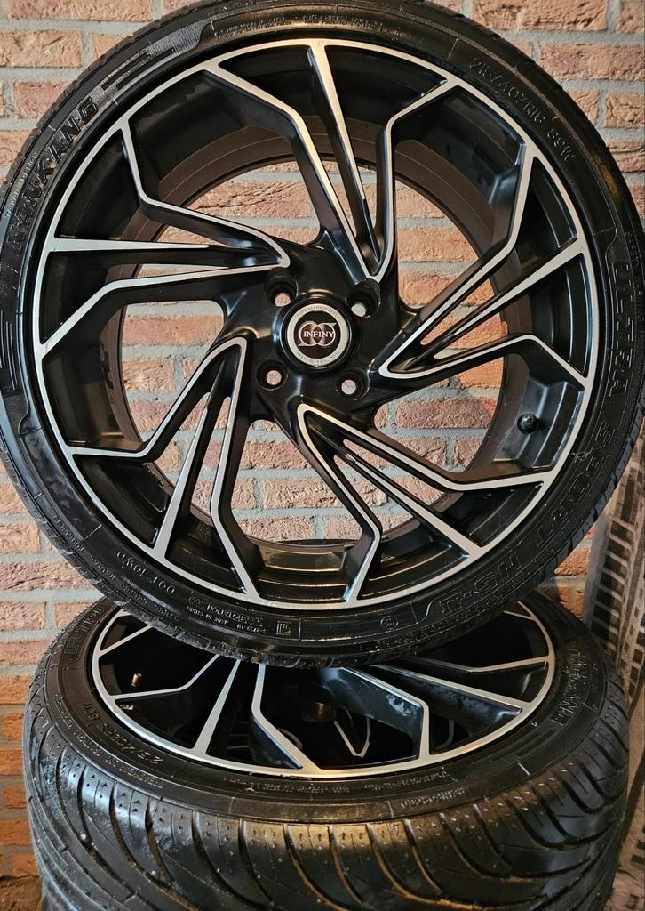 18 inch Citroën DS3 Zomerset 4x108 215-40ZR18 5-7mm, Auto-onderdelen, Banden en Velgen, Banden en Velgen, Zomerbanden, 18 inch