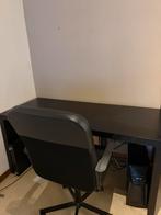 URGENT DÉMÉNAGEMENT  Bureau +chaise, Maison & Meubles, Enlèvement, Réglable en hauteur, Comme neuf, Bureau